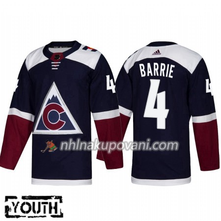 Colorado Avalanche Dresy Tyson Barrie 4 Alternate 2018-2019 Adidas Authentic - Dětské